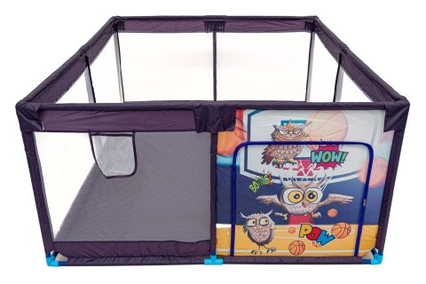 Miękki Kojec Dla Dzieci Prostokąt Sportowa Sowa