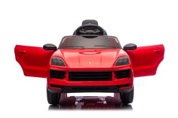 Auto samochód na akumulator  Porsche Cayenne Czerwony