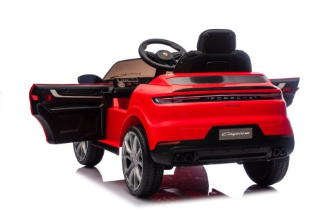 Auto samochód na akumulator  Porsche Cayenne Czerwony