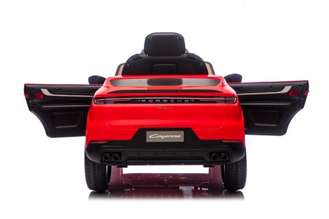 Auto samochód na akumulator  Porsche Cayenne Czerwony