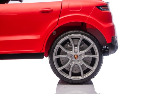Auto samochód na akumulator  Porsche Cayenne Czerwony