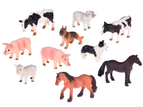 SERIA ZWIERZĘTA FARMA Zestaw WIATRAK młyn 101ele figurki