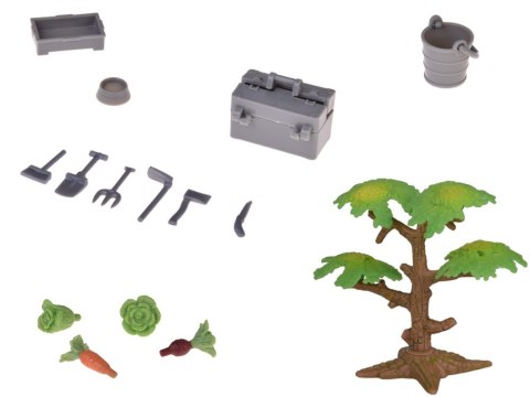 SERIA ZWIERZĘTA FARMA Zestaw WIATRAK młyn 101ele figurki