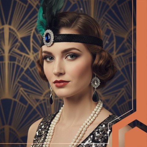 Strój damy - zestaw 9el. Ruhhy 26273