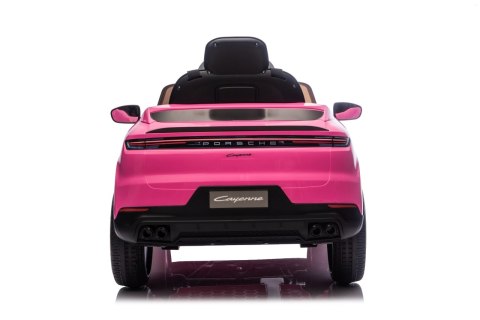 Auto samochód na akumulator  Porsche Cayenne Różowy