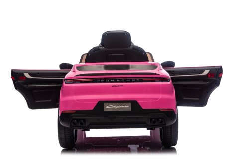 Auto samochód na akumulator  Porsche Cayenne Różowy