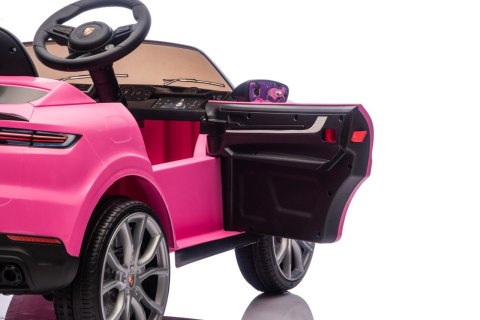 Auto samochód na akumulator  Porsche Cayenne Różowy
