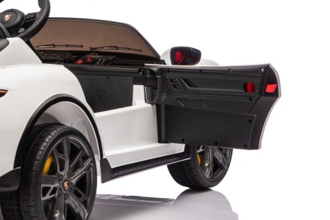 2osobowy Auto na akumulator  Porsche Taycan Turbo S Biały