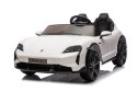 2osobowy Auto na akumulator  Porsche Taycan Turbo S Biały