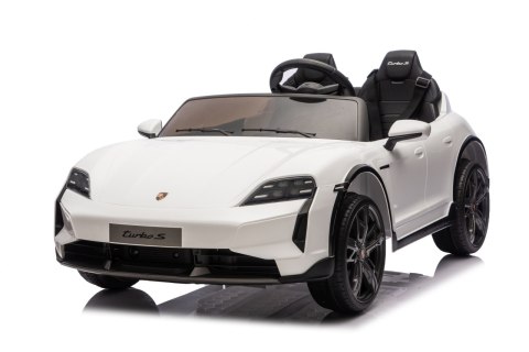 2osobowy Auto na akumulator  Porsche Taycan Turbo S Biały
