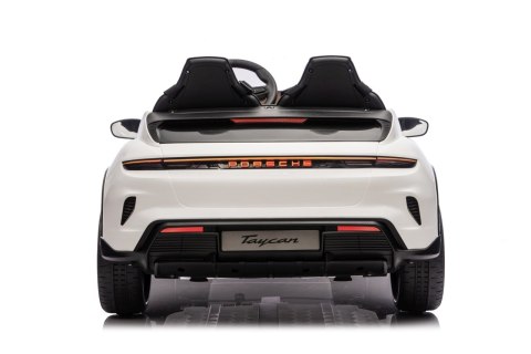 2osobowy Auto na akumulator  Porsche Taycan Turbo S Biały