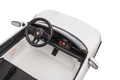 2osobowy Auto na akumulator  Porsche Taycan Turbo S Biały