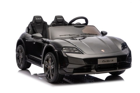 2osobowy Auto na akumulator  Porsche Taycan Turbo S Czarny