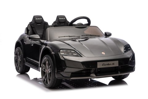 2osobowy Auto na akumulator  Porsche Taycan Turbo S Czarny