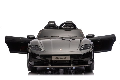 2osobowy Auto na akumulator  Porsche Taycan Turbo S Czarny