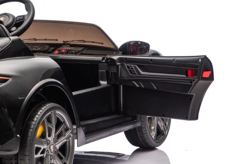 2osobowy Auto na akumulator  Porsche Taycan Turbo S Czarny