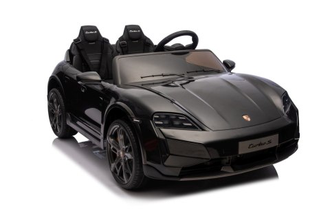 2osobowy Auto na akumulator  Porsche Taycan Turbo S Czarny