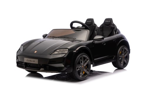 2osobowy Auto na akumulator  Porsche Taycan Turbo S Czarny