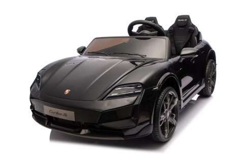 2osobowy Auto na akumulator  Porsche Taycan Turbo S Czarny