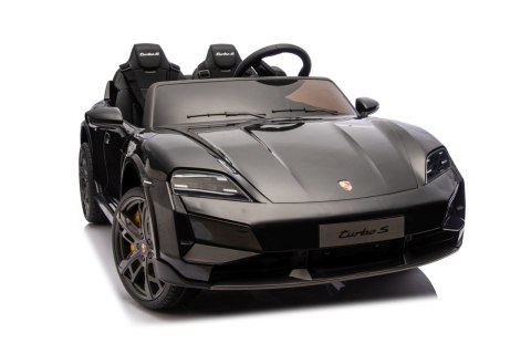2osobowy Auto na akumulator  Porsche Taycan Turbo S Czarny