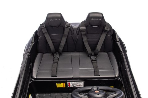 2osobowy Auto na akumulator  Porsche Taycan Turbo S Czarny