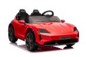 2osobowy Auto na akumulator  Porsche Taycan Turbo S Czerwony