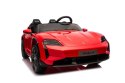2osobowy Auto na akumulator  Porsche Taycan Turbo S Czerwony