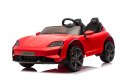 2osobowy Auto na akumulator  Porsche Taycan Turbo S Czerwony