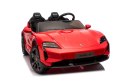 2osobowy Auto na akumulator  Porsche Taycan Turbo S Czerwony