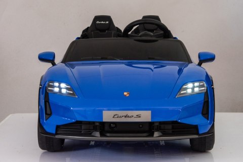 2osobowy Auto na akumulator  Porsche Taycan Turbo S Niebieski