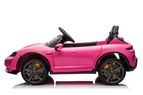 2osobowy Auto na akumulator  Porsche Taycan Turbo S Różowy