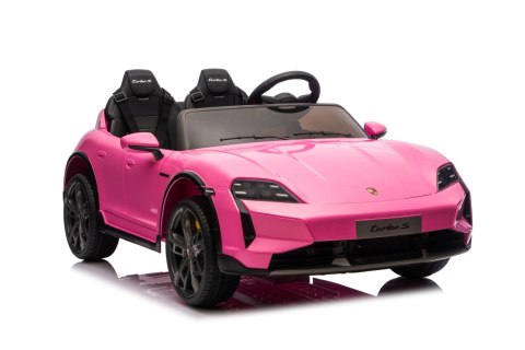2osobowy Auto na akumulator  Porsche Taycan Turbo S Różowy