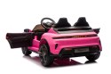 2osobowy Auto na akumulator  Porsche Taycan Turbo S Różowy