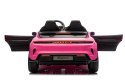 2osobowy Auto na akumulator  Porsche Taycan Turbo S Różowy