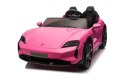 2osobowy Auto na akumulator  Porsche Taycan Turbo S Różowy