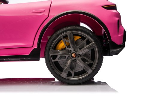 2osobowy Auto na akumulator  Porsche Taycan Turbo S Różowy
