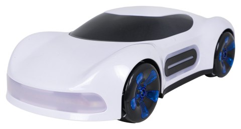 Pojazd z Funkcją Dymu Sterowany z Pilota i Zegarka Biały