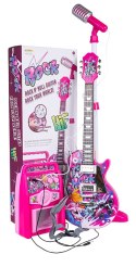 Zestaw Gitara + Wzmacniacz Różowy