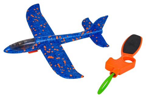 Zestaw Samolot Niebieski 2w1 z Wyrzutnią
