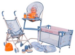 MEGA Zestaw DINUŚ z Lalką + Akcesoria