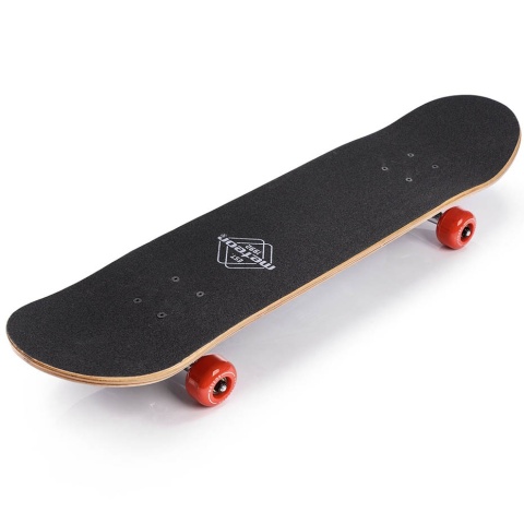 Deskorolka Meteor drewniana czarno-szara 22644