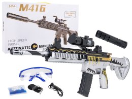 Karabin M416 Szary na Kulki Wodne + Akcesoria