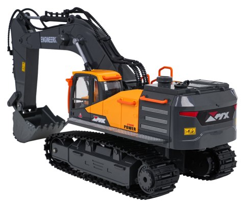 Koparka zdalnie sterowany z Metalową Łyżką z Funkcją Dymu