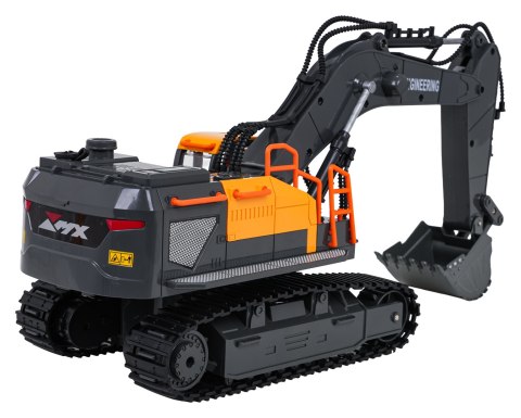 Koparka zdalnie sterowany z Metalową Łyżką z Funkcją Dymu