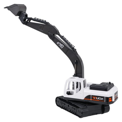 Metalowa Koparka Biała