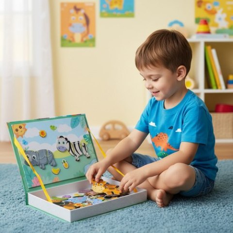 Układanka magnetyczna - zwierzęta