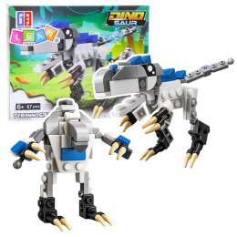 Zestaw klocków dinozaur robot 2w1