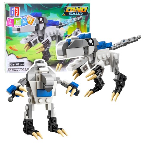 Zestaw klocków dinozaur robot 2w1