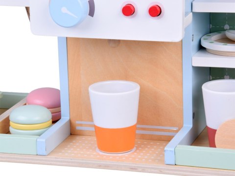 Drewniana Kawiarnia Lodziarnia - Zestaw Zabawowy z Desery Lody