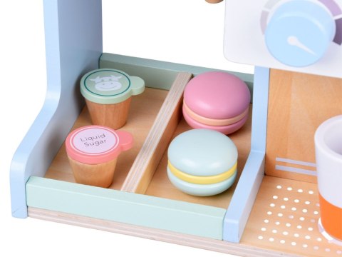 Drewniana Kawiarnia Lodziarnia - Zestaw Zabawowy z Desery Lody